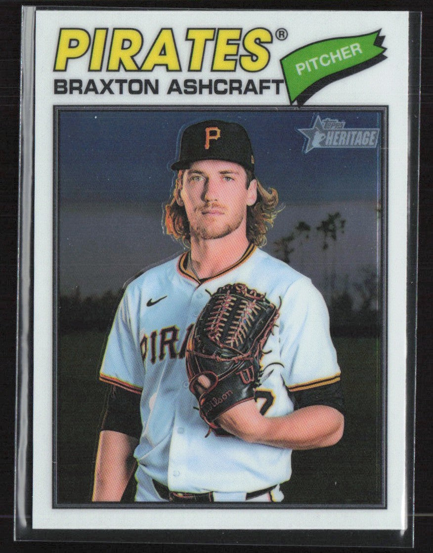 Braxton Ashcraft 2026 Topps Heritage Chrome #134 Pittsburgh Pirates