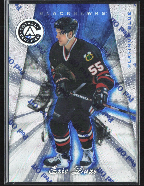 Eric Daze 1997 Pinnacle Totally Certified Platinum Blue /3099 #122