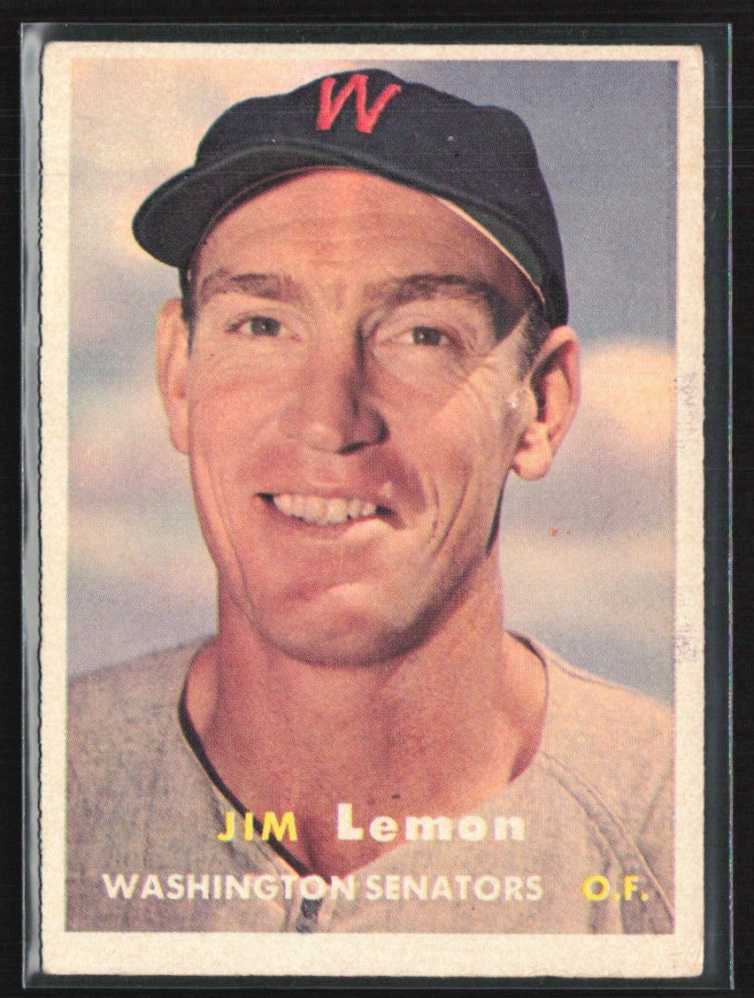 Jim Lemon 1957 Topps #57 Washington Senators