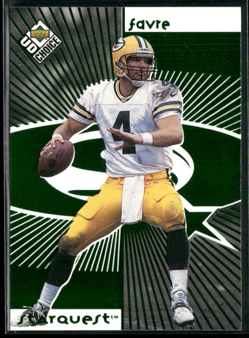 Brett Favre 1998 UD Choice Starquest Green Green Bay Packers