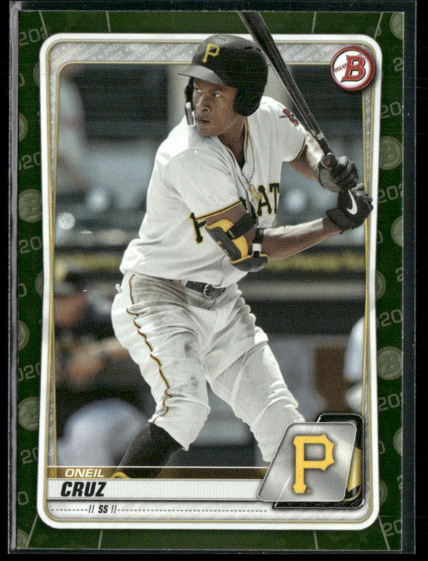 Oneil Cruz 2020 Bowman Camo #BP-111 Pittsburgh Pirates