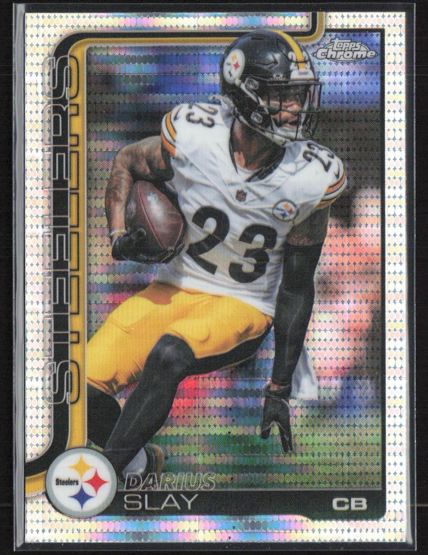 Darius Slay 2025 Topps Chrome Pulsar Refractor #259 Pittsburgh Steelers