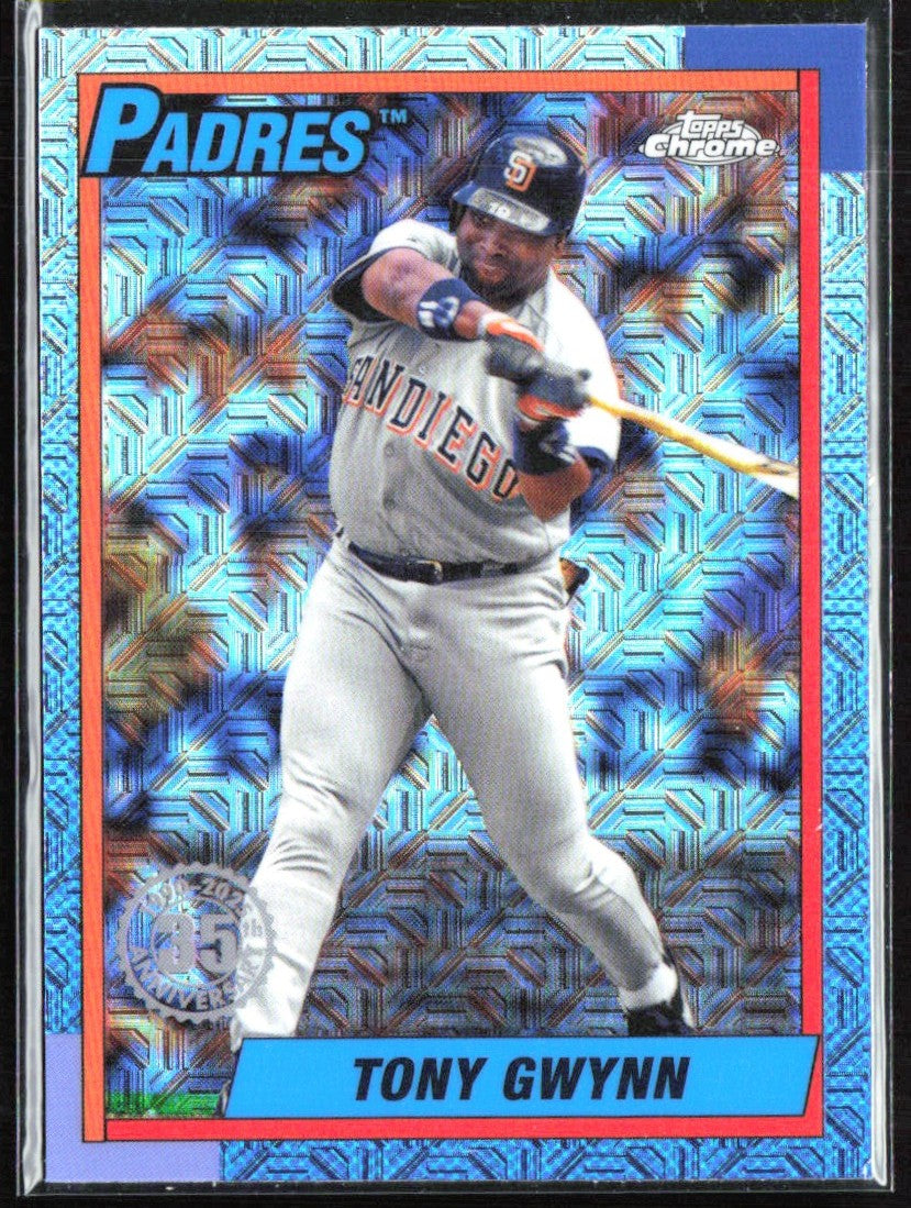 Tony Gwynn 2025 Topps Chrome 1990 Silver Pack #T90C-58 San Diego Padres