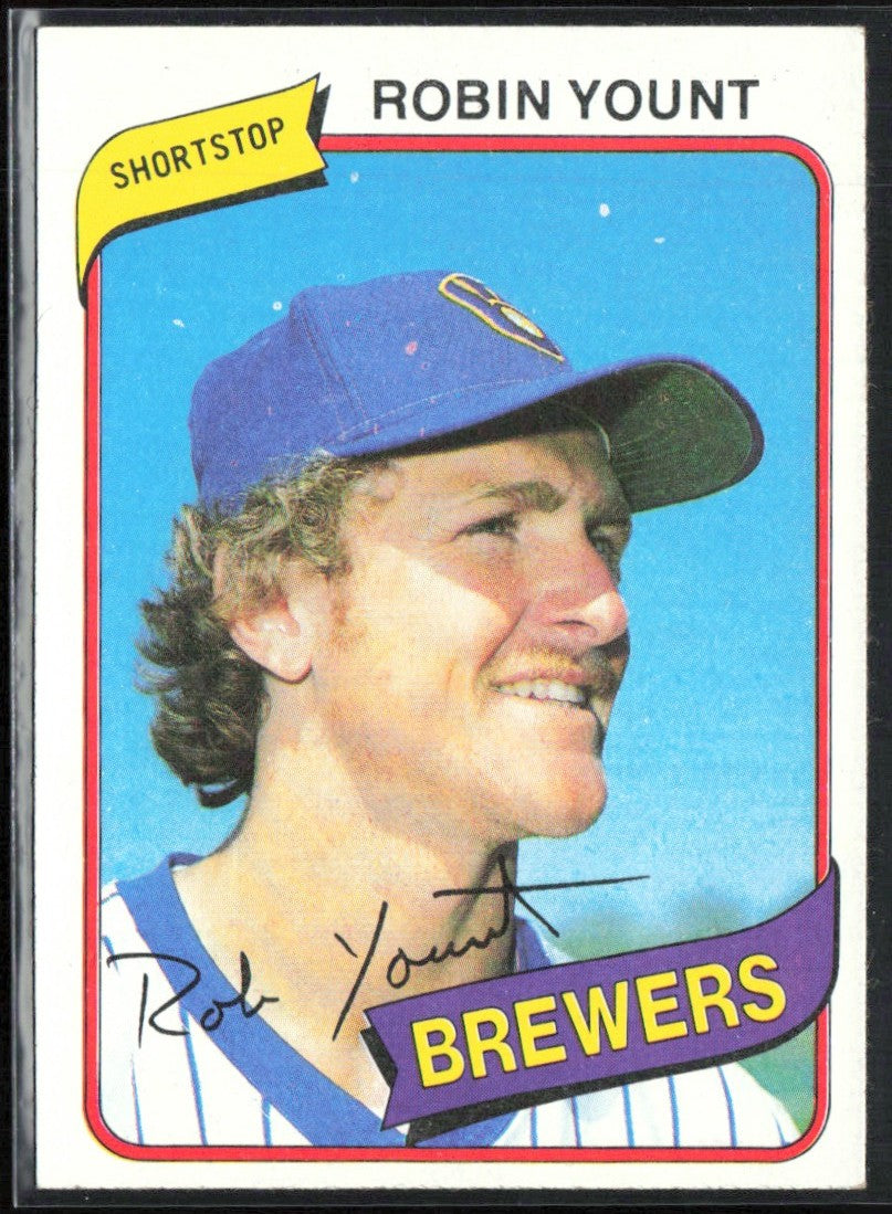Robin Yount 1980 Topps #265 Milwaukee Brewers