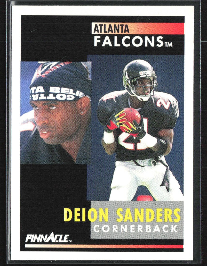Deion Sanders 1991 Pinnacle #147 Atlanta Falcons