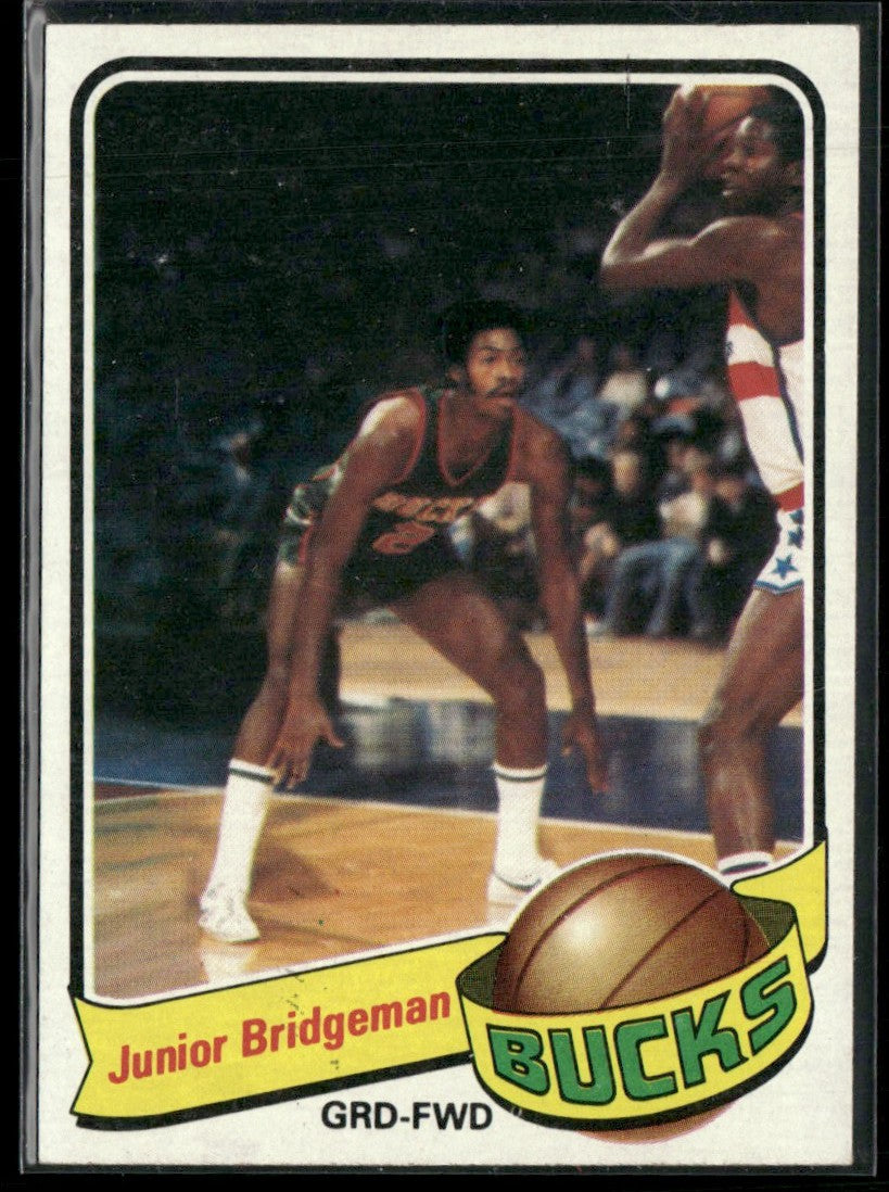 Junior Bridgeman 1979 Topps #91 Milwaukee Bucks
