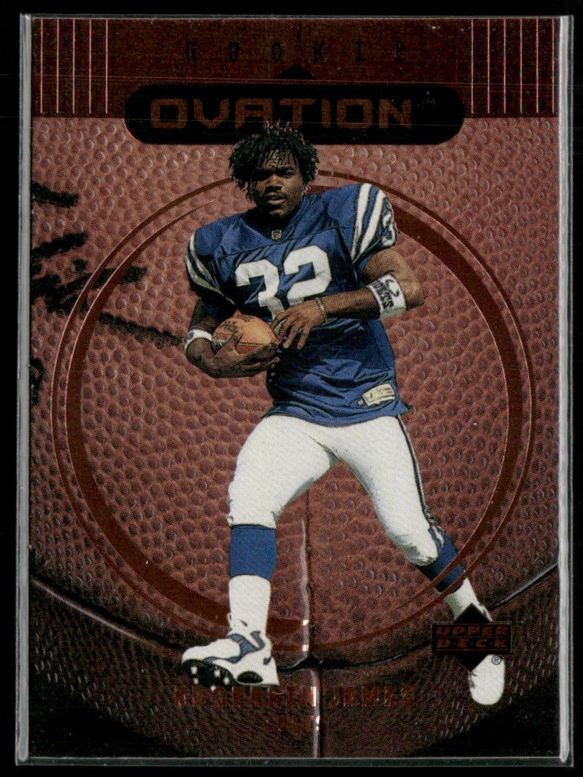 Edgerrin James 1999 Upper Deck Ovation RC #64 Indianapolis Colts