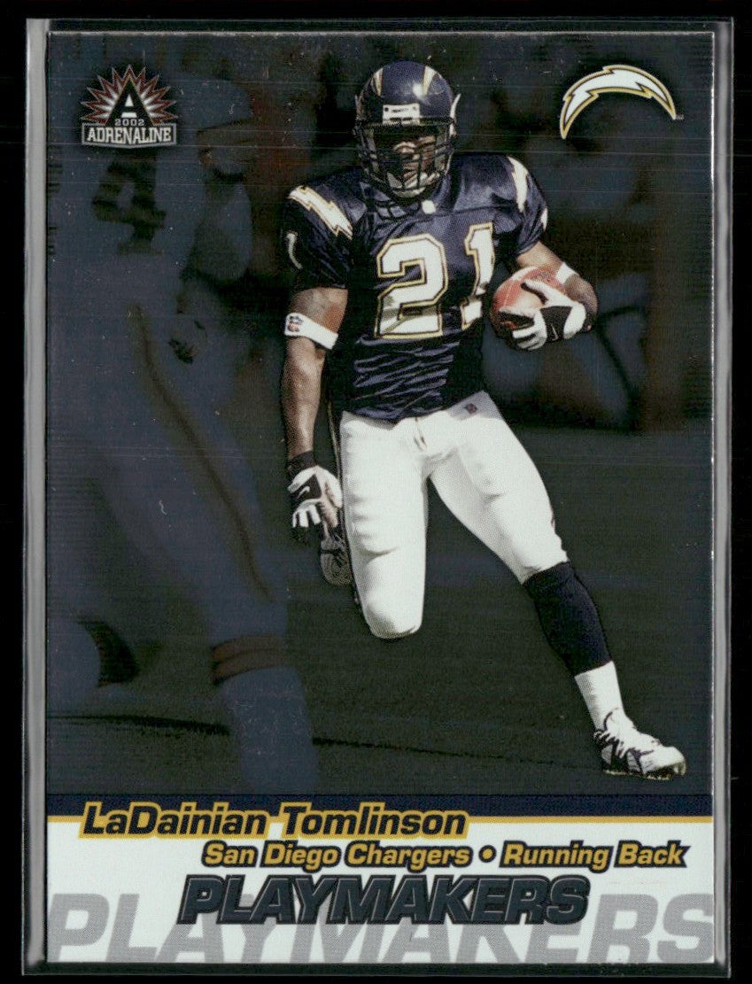 LaDainian Tomlinson 2002 Pacific Adrenaline Playmakers #18 San Diego Chargers