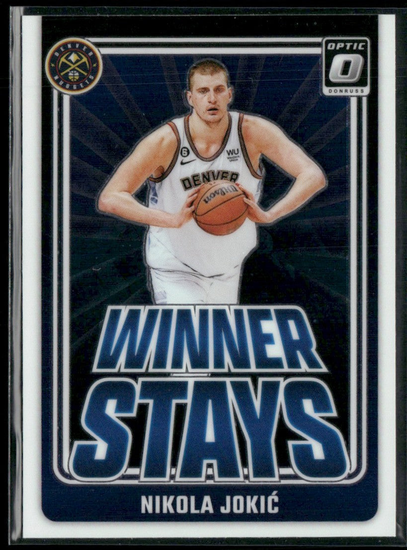 Nikola Jokic 2024 Donruss Optic Winner Stays #6 Denver Nuggets
