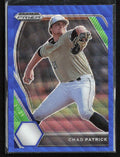 Chad Patrick 2021 Panini Prizm Draft Picks Blue Wave #PDP107 Milwaukee Brewers