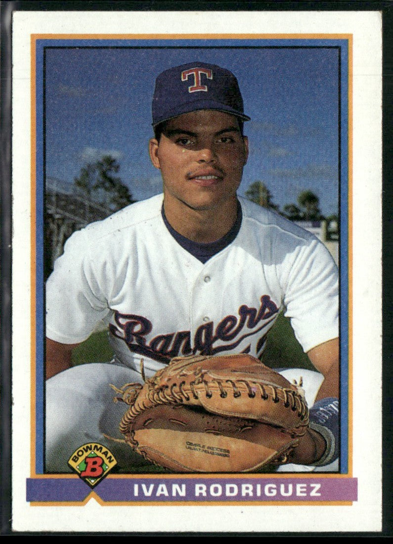 Ivan Rodriguez 1991 Bowman RC #272 Texas Rangers