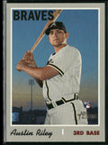 Austin Riley 2019 Topps Heritage RC #614 Atlanta Braves