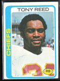 Tony Reed 1978 Topps RC #304 Kansas City Chiefs