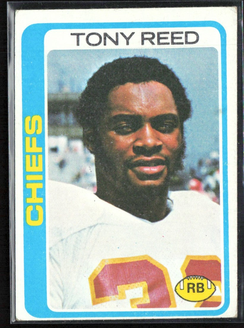 Tony Reed 1978 Topps RC #304 Kansas City Chiefs