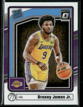 Bronny James Jr. 2024 Donruss Optic RC #282 Los Angeles Lakers
