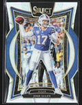 Josh Allen 2024 Panini Select Concourse Silver Prizm #34 Buffalo Bills