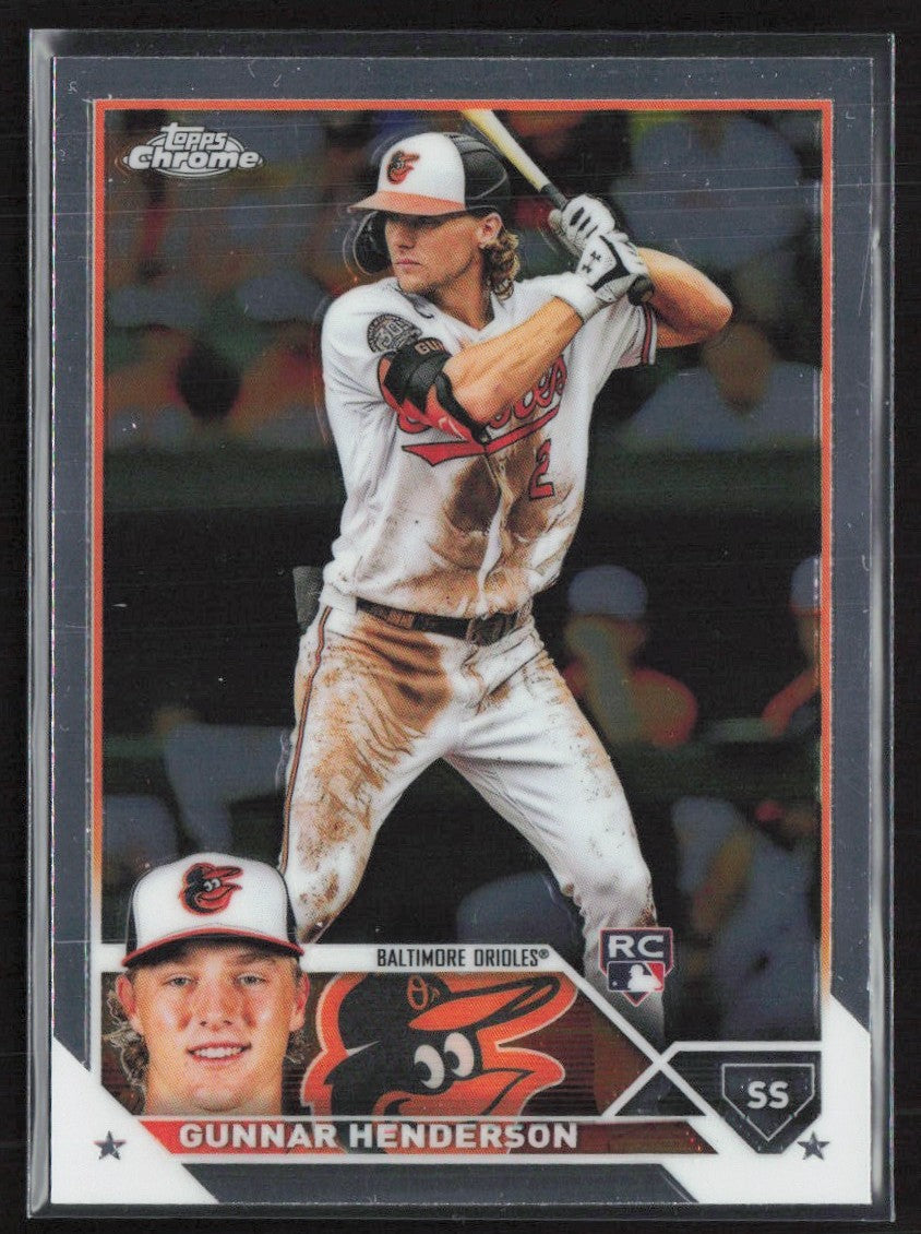 Gunnar Henderson 2023 Topps Chrome RC #2 Baltimore Orioles
