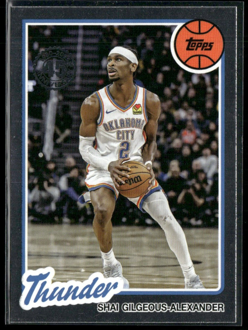 Shai Gilgeous-Alexander 2025 Topps 45th Anniversary #80BK-91