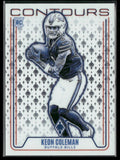 Keon Coleman 2024 Panini Phoenix Contours RC #CON-KCN Buffalo Bills