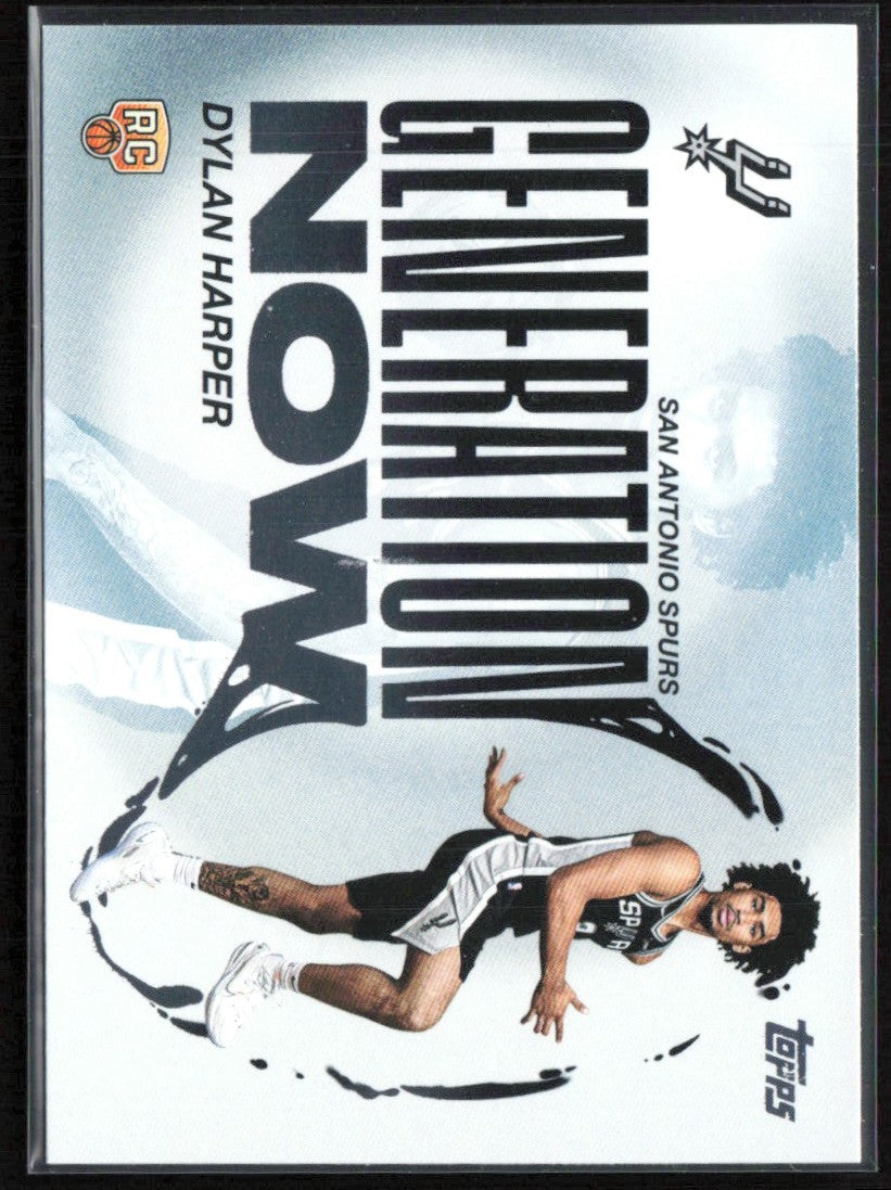 Dylan Harper 2025 Topps Generation Now RC #GN-2 San Antonio Spurs