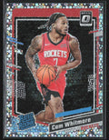 Cam Whitmore 2023 Donruss Optic Fast Break Silver Holo RC #217 Houston Rockets