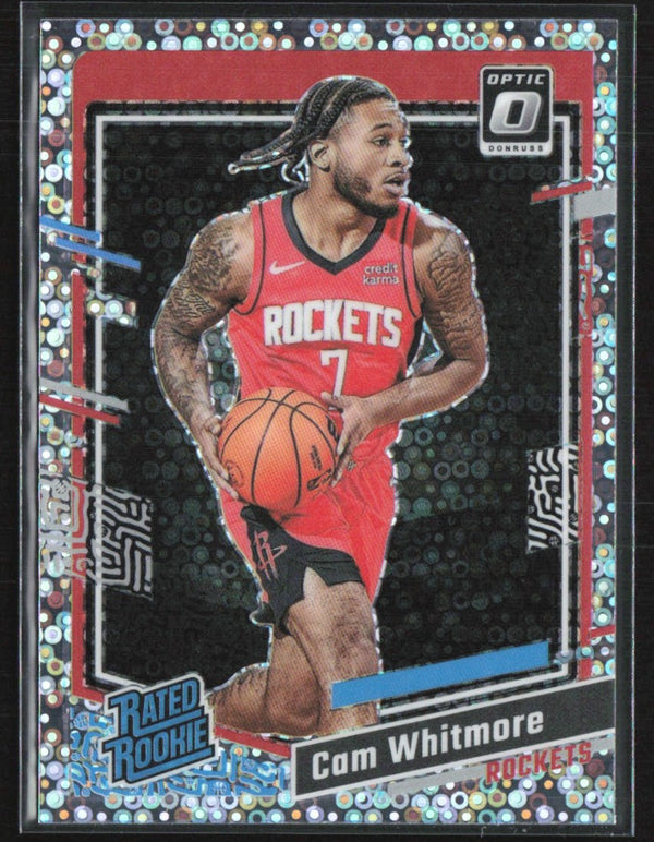 Cam Whitmore 2023 Donruss Optic Fast Break Silver Holo RC #217 Houston Rockets