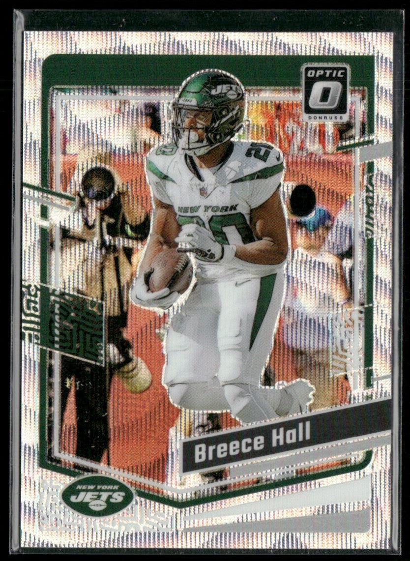 Breece Hall 2023 Donruss Optic Wave Prizm /300 #151 New York Jets