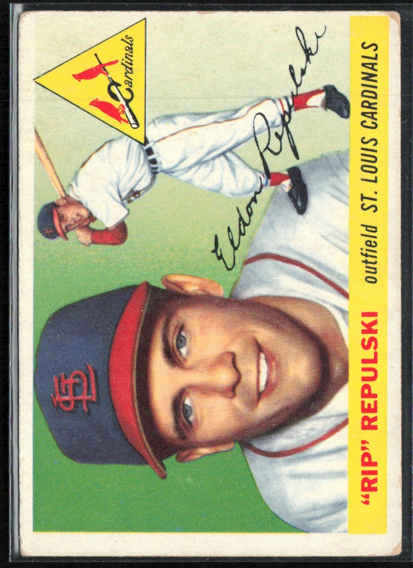 RIP Repulski 1955 Topps #55 St. Louis Cardinals