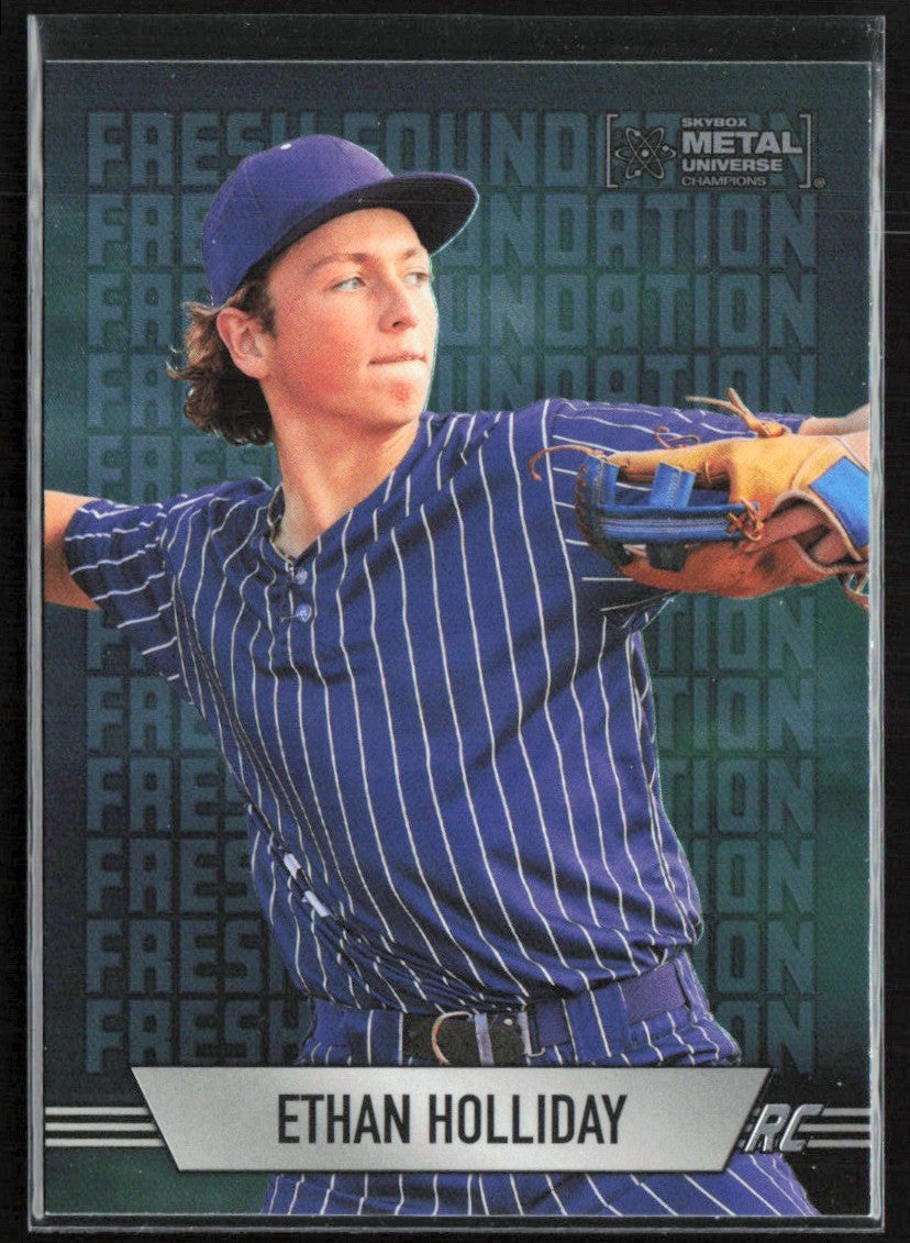 Ethan Holliday 2024 Skybox Metal Universe Fresh Foundation #FF-19