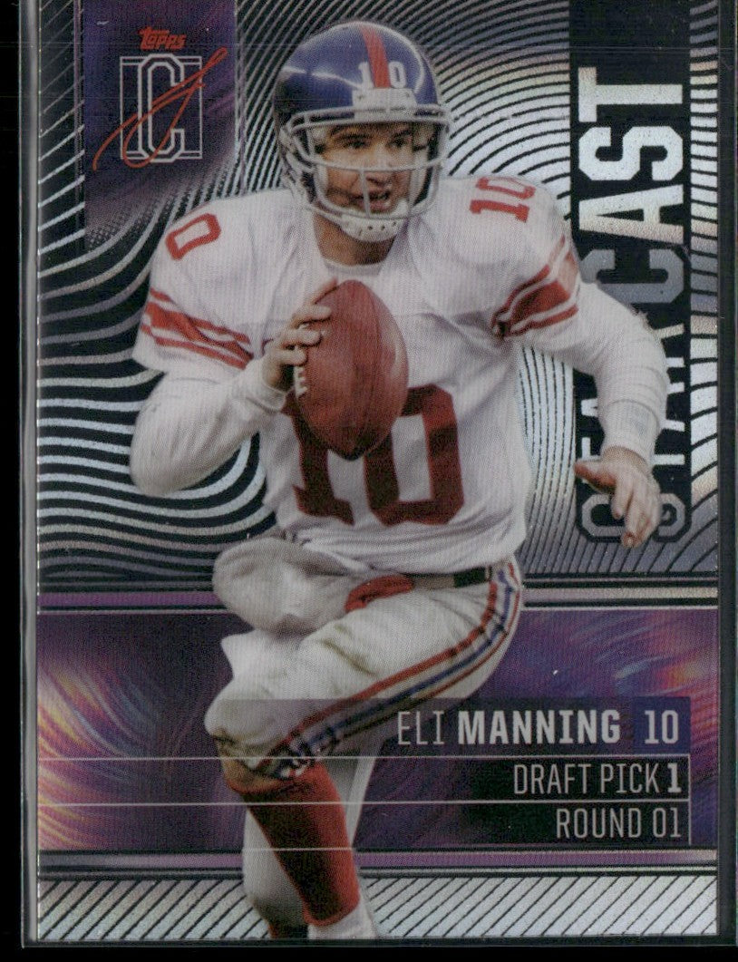Eli Manning 2024 Topps Signature Class Star Cast #SC-24 New York Giants