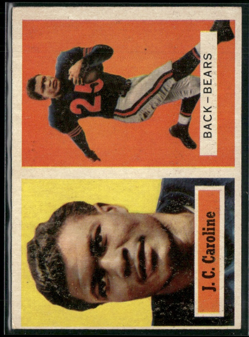 J.C. Caroline 1957 Topps RC #79 Chicago Bears