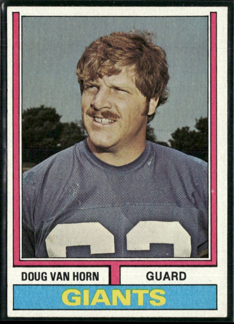 Doug Van Horn 1974 Topps #507 New York Giants