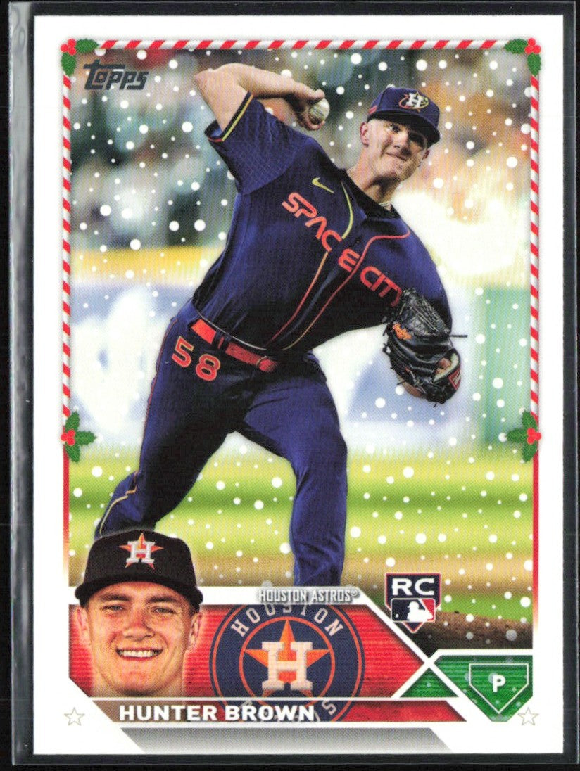 Hunter Brown 2023 Topps Holiday RC #H7 Houston Astros