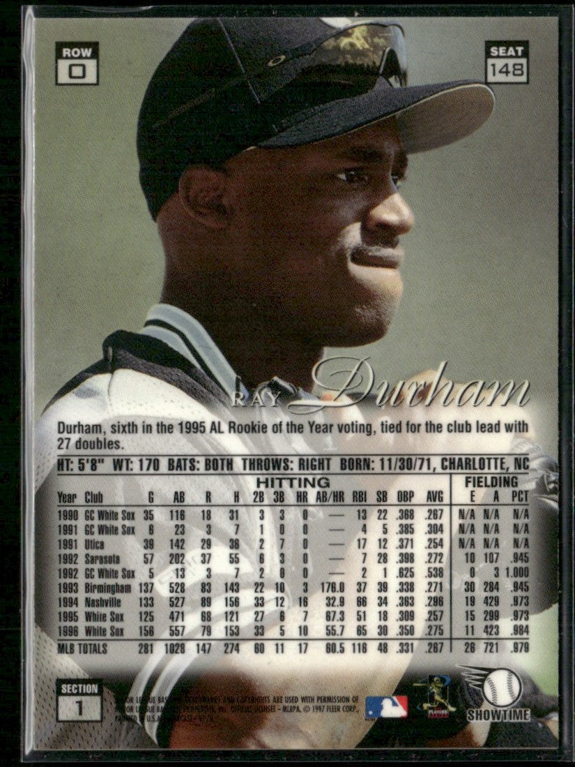 Ray Durham 1997 Fleer Skybox Showcase Row 0 #148 Chicago White Sox