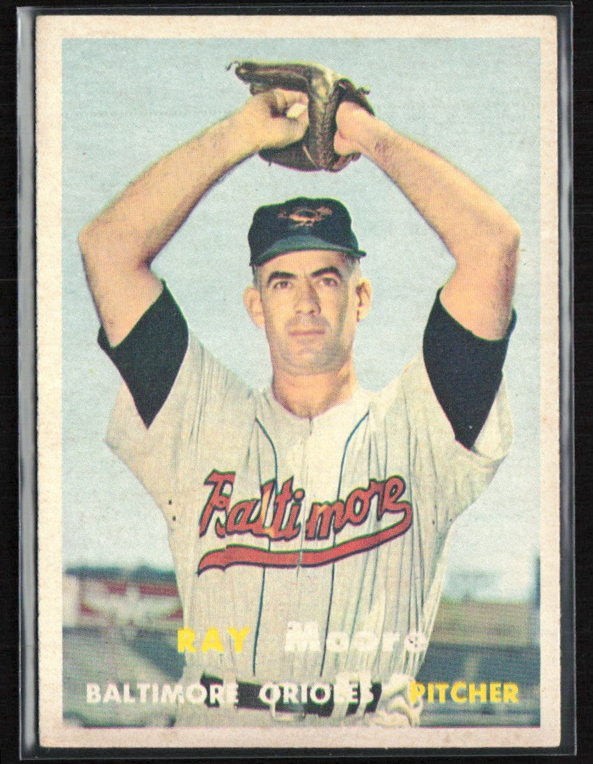 Ray Moore 1957 Topps #106 Baltimore Orioles