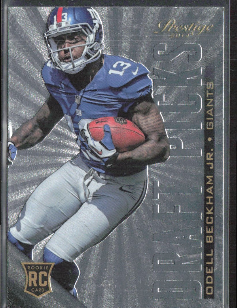 Odell Beckham Jr. 2014 Panini Prestige Draft Picks RC #DP15 New York Giants