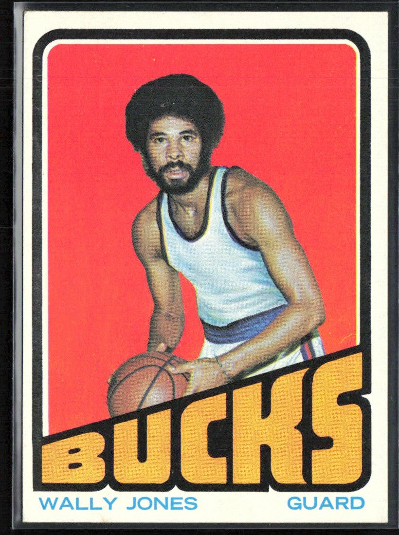 Wally Jones 1972 Topps #78 Milwaukee Bucks