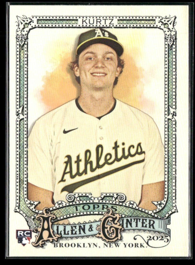 Nick Kurtz 2025 Topps Allen & Ginter RC #296 Athletics