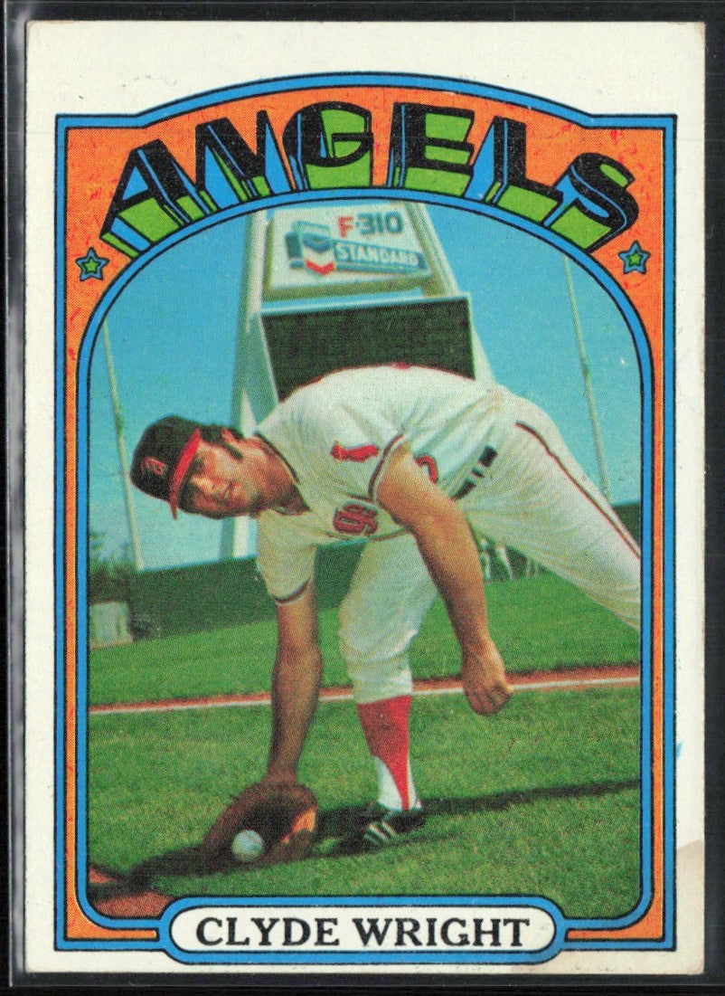 Clyde Wright 1972 Topps #55 California Angels