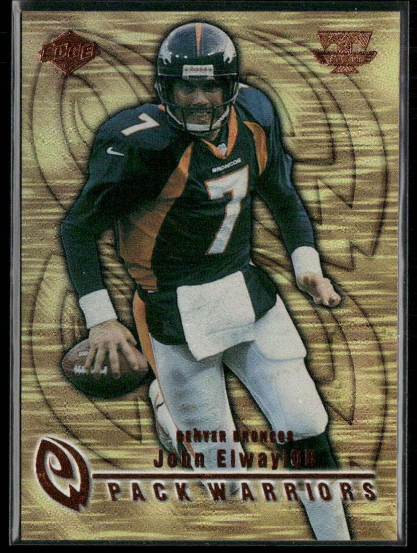 John Elway 1999 Collector's Edge Triumph Pack Warriors #PW6 Denver Broncos