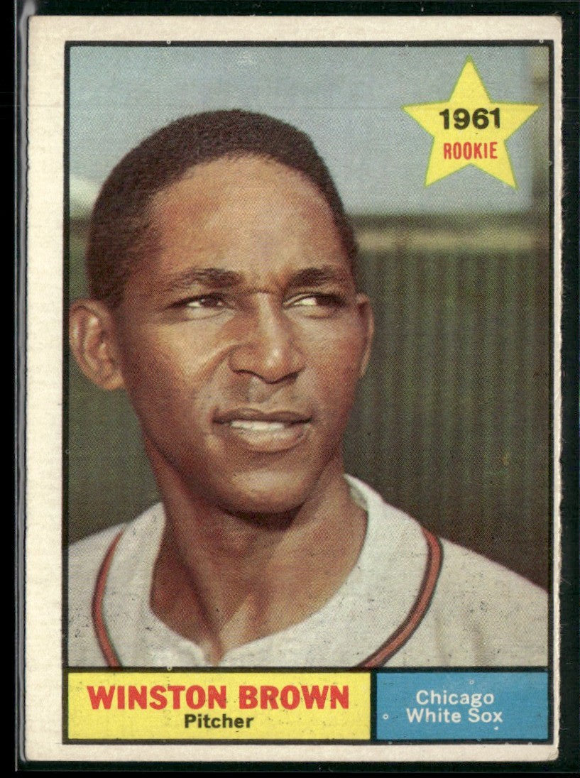 Winston Brown 1961 Topps RC #391 Chicago White Sox