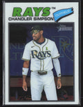 Chandler Simpson 2026 Topps Heritage Chrome #58 Tampa Bay Rays
