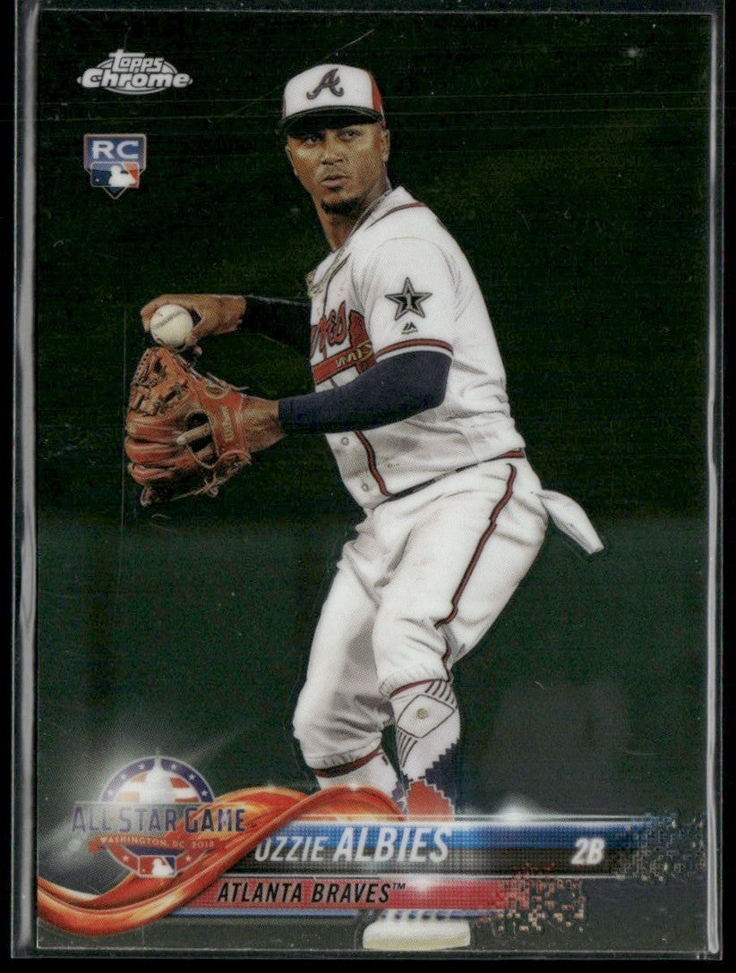 Ozzie Albies 2018 Topps Chrome Update RC #HMT76 Atlanta Braves