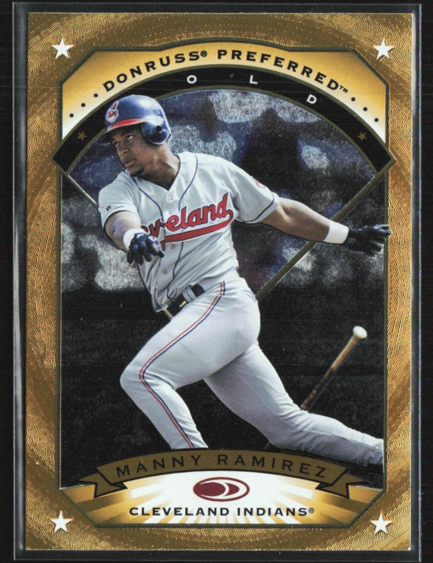 Manny Ramirez 1997 Donruss Preferred Gold #38 Cleveland Indians
