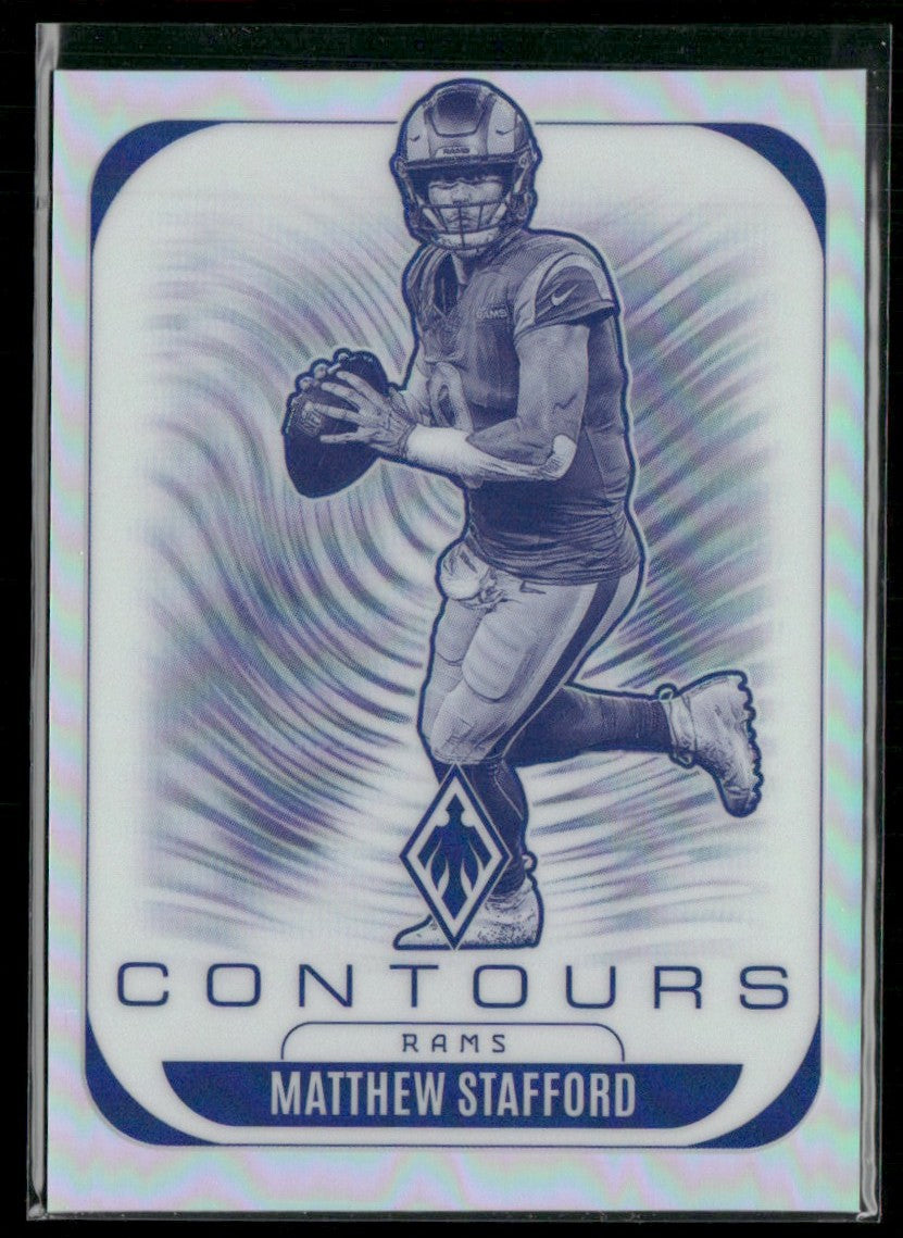 Matthew Stafford 2025 Panini Phoenix Contours #19 Los Angeles Rams