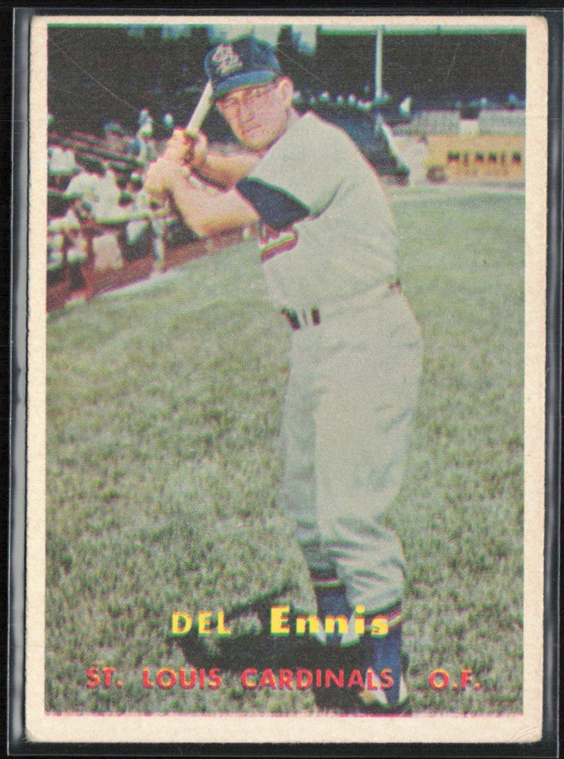 Del Ennis 1957 Topps #260 St. Louis Cardinals