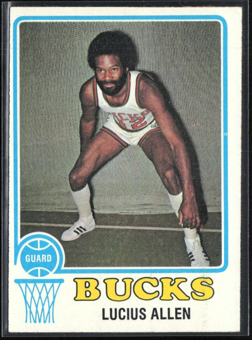 Lucius Allen 1973 Topps #88 Milwaukee Bucks