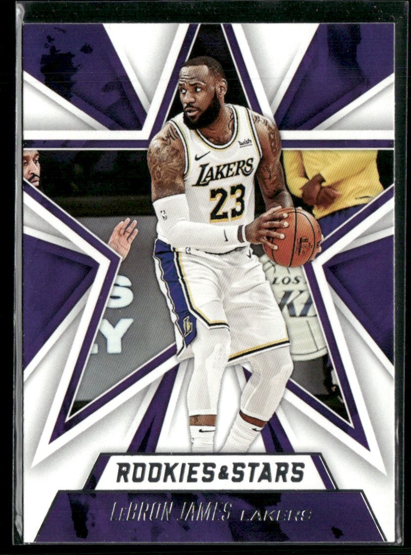 LeBron James 2020 Panini Chronicles Rookies & Stars #671 Los Angeles Lakers