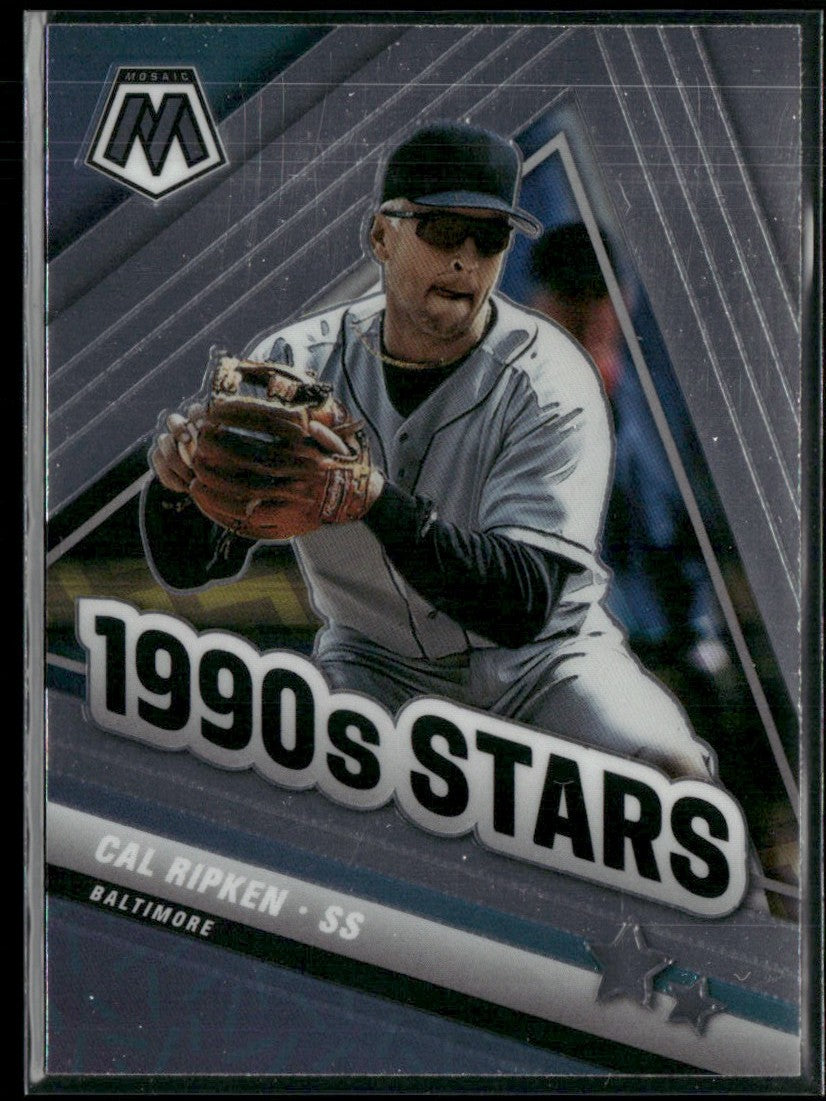 Cal Ripken 2022 Panini Mosaic 1990s Stars #295 Baltimore Orioles