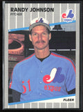 Randy Johnson 1989 Fleer #381 Montreal Expos